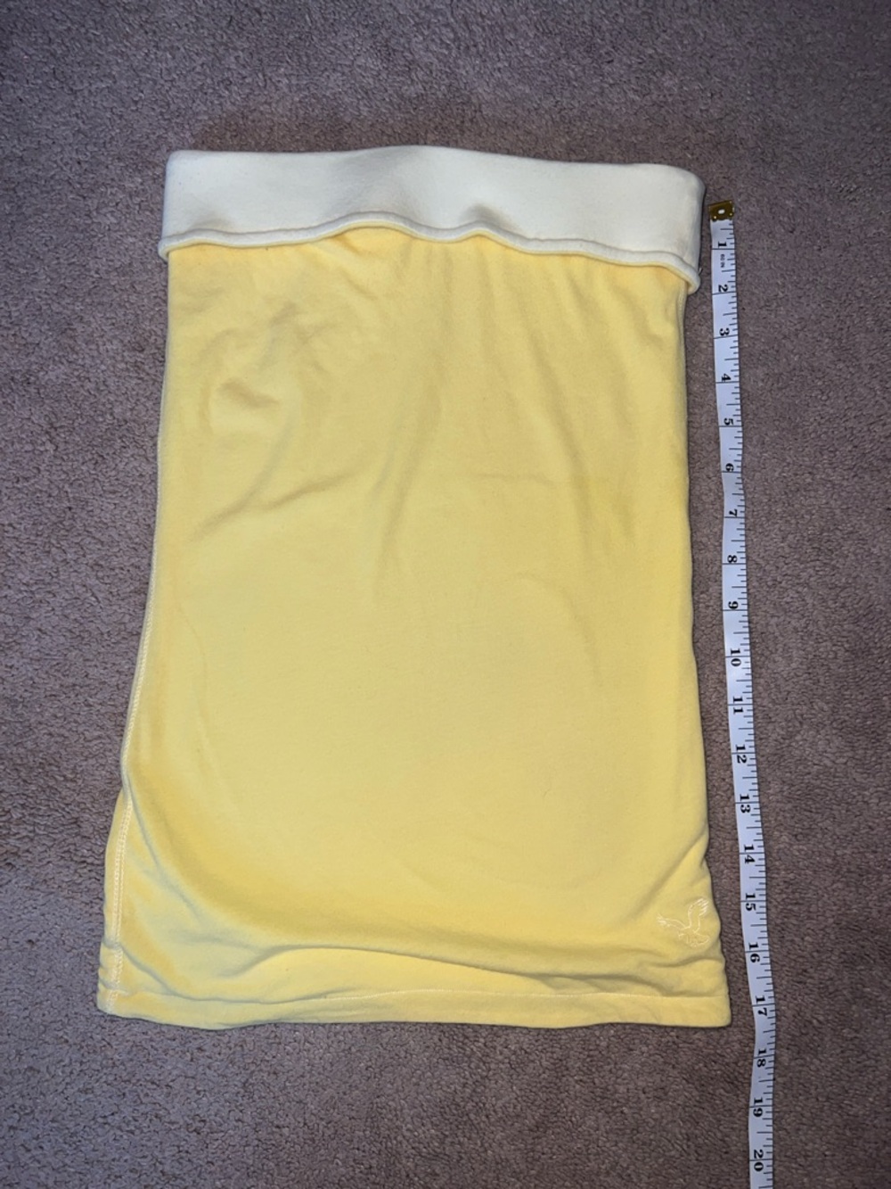 American Eagle Yellow strapless top - Picture 4 of 10